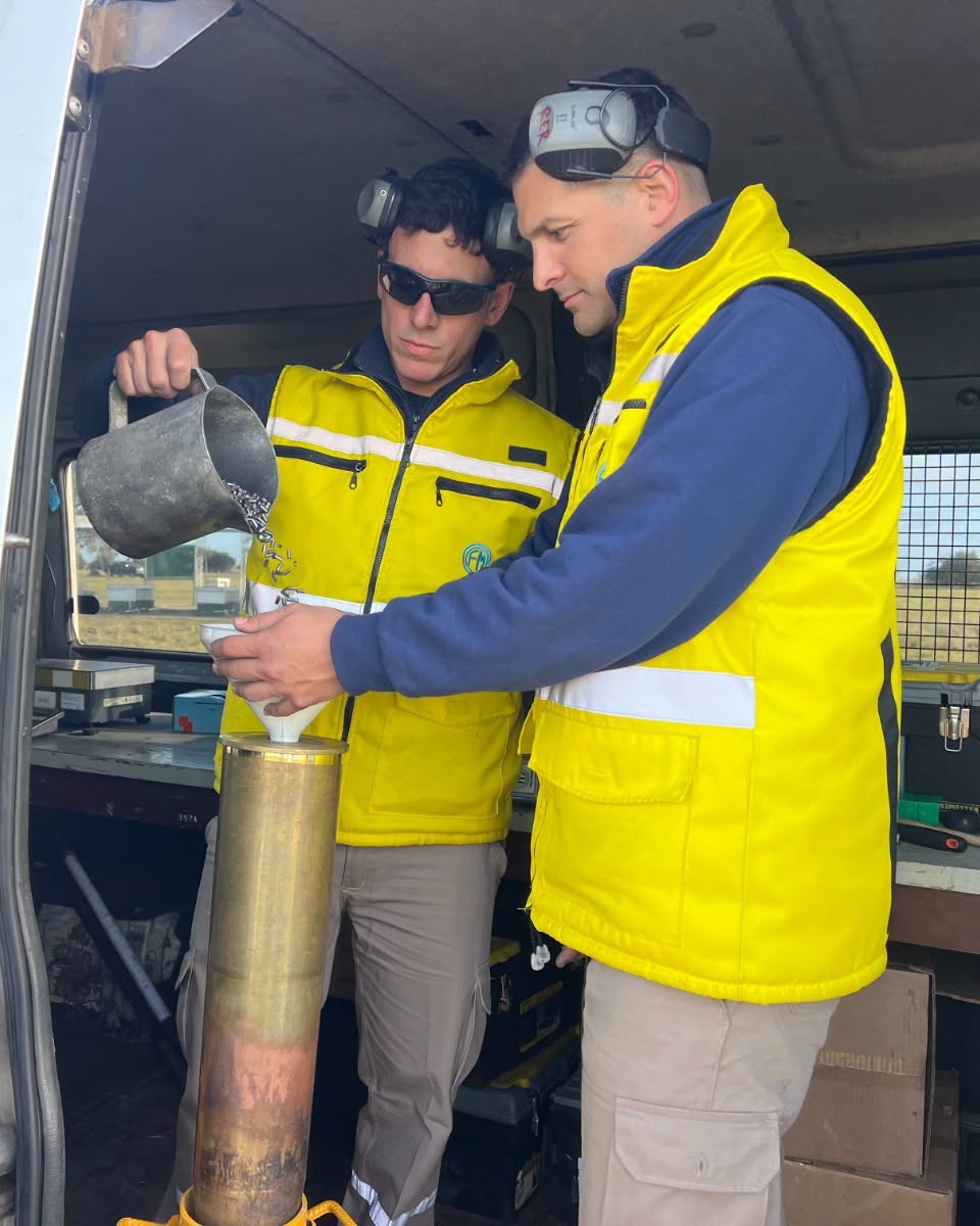 Fabricaciones Militares probó exitosamente munición de 105mm para el TAM-TAM 2C — foto 2