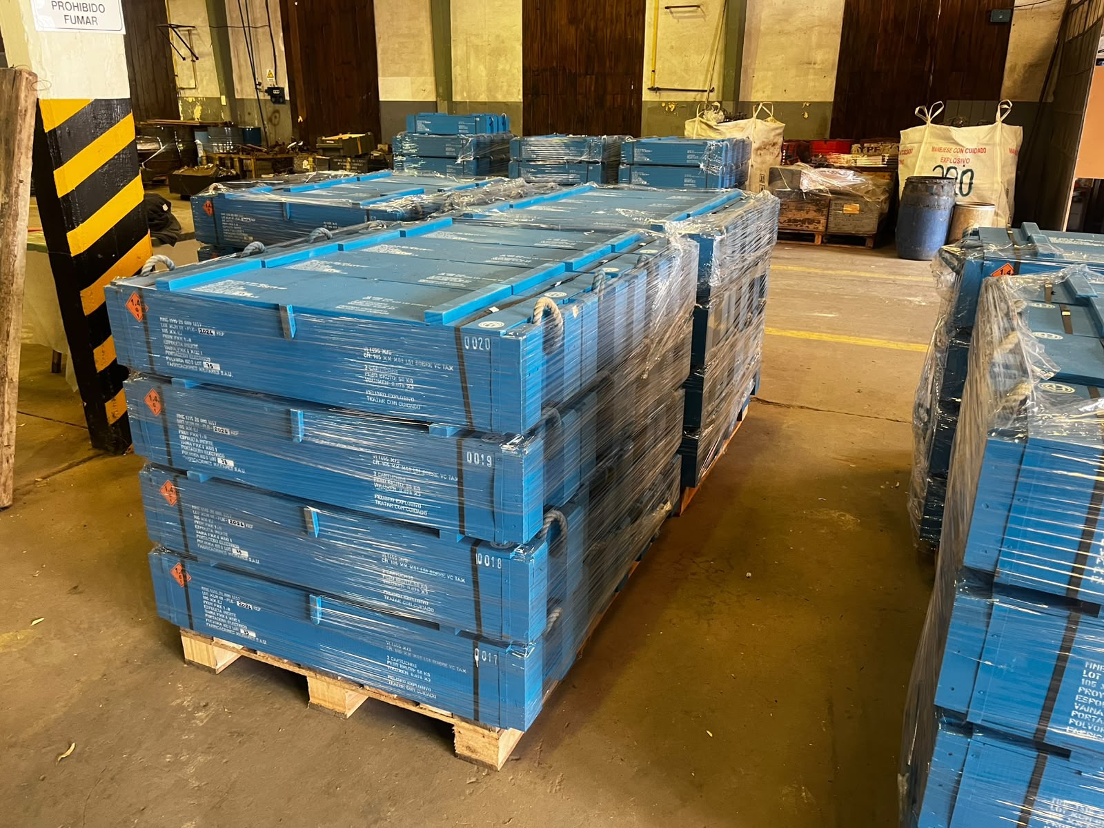 Fabricaciones Militares completó la fabricación de munición de 105 mm para el TAM — 1