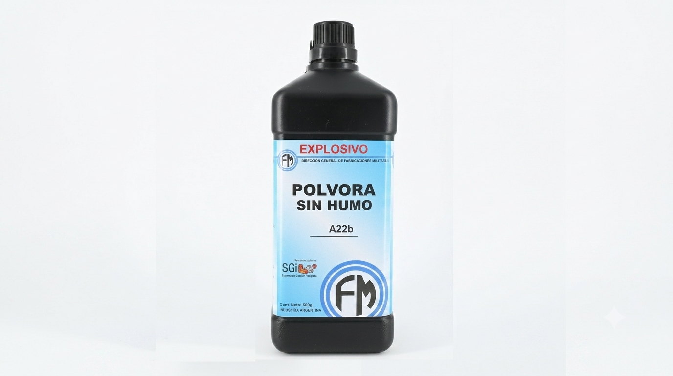 Pólvora A22 b - Calibre 9mm